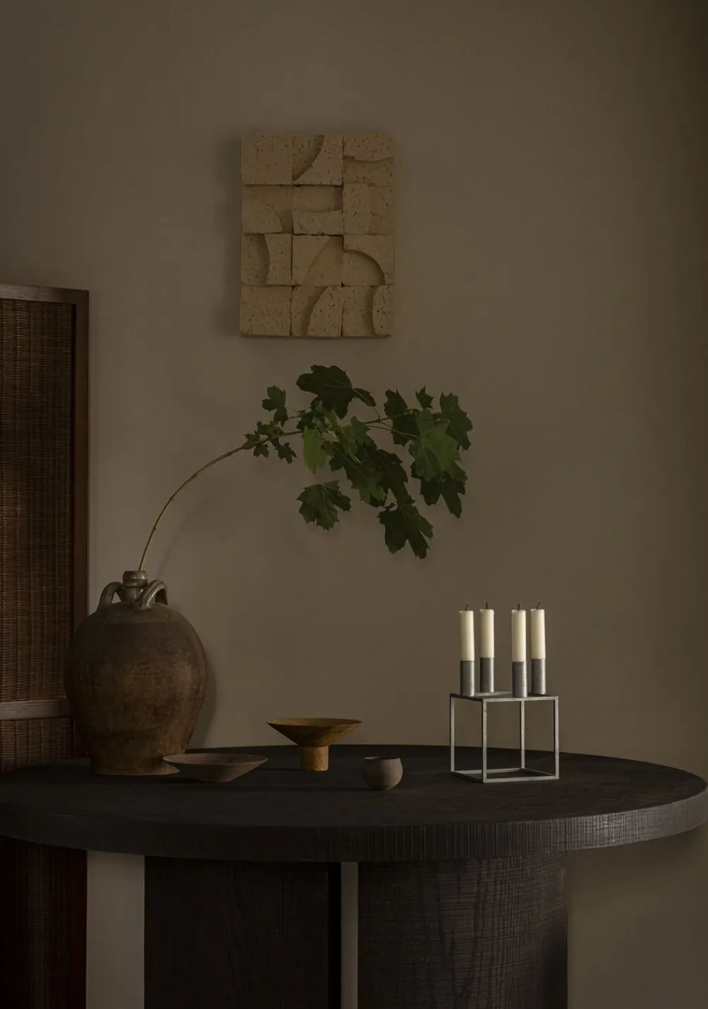 Audo Copenhagen Lys & Lysestager|Adventsstager<Kubus 4 - Zinc