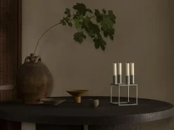 Audo Copenhagen Lys & Lysestager|Adventsstager<Kubus 4 - Zinc