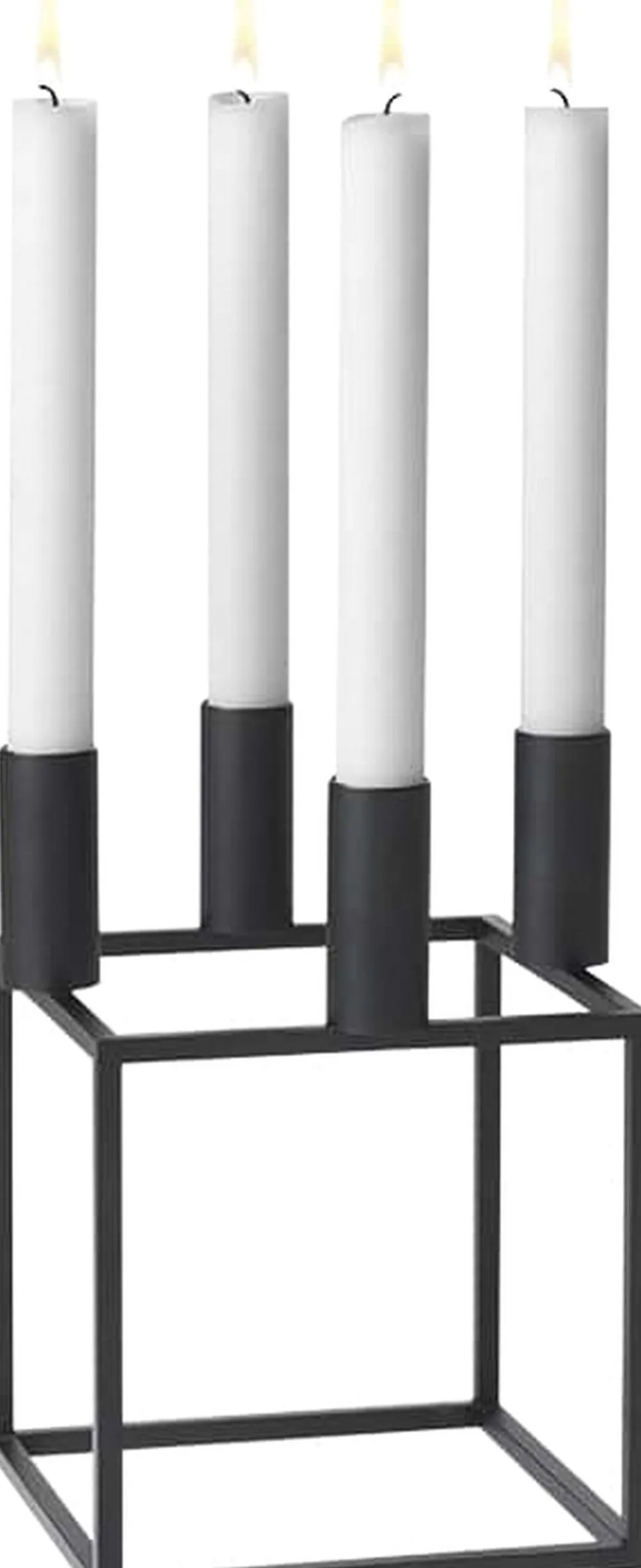 Audo Copenhagen Adventsstager<Kubus 4, Candle Holder, Black