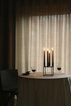Audo Copenhagen Adventsstager<Kubus 4, Candle Holder, Black