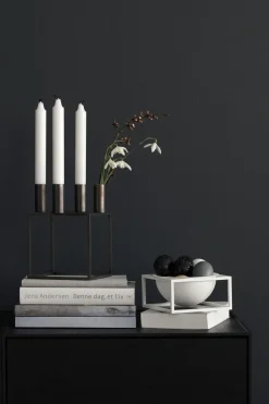 Audo Copenhagen Adventsstager<Kubus 4, Candle Holder, Black
