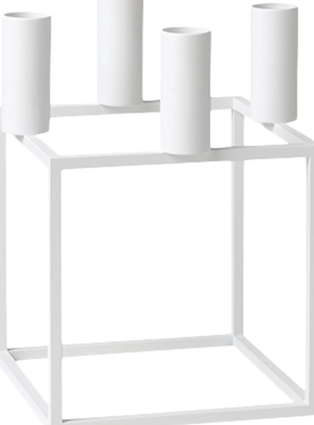 Audo Copenhagen Lys & Lysestager|Adventsstager<Kubus 4, Candle Holder, White