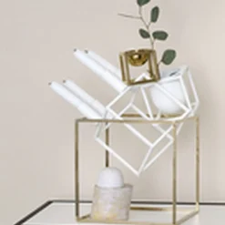 Audo Copenhagen Lys & Lysestager|Adventsstager<Kubus 4, Candle Holder, White
