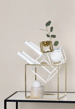 Audo Copenhagen Lys & Lysestager|Adventsstager<Kubus 4, Candle Holder, White