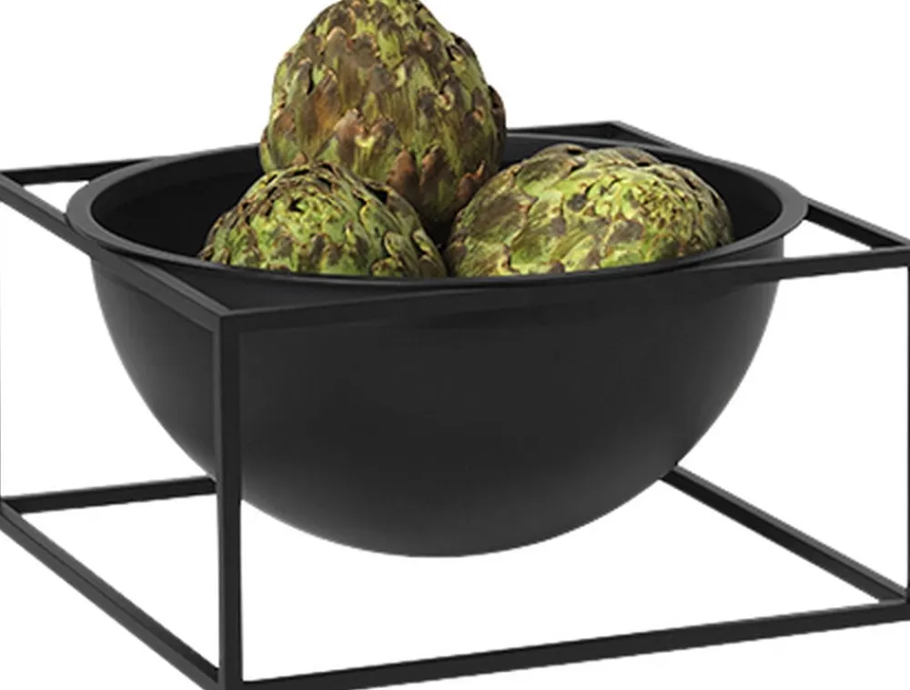 Audo Copenhagen Vaser & Urtepotteskjulere|Møbler<Kubus Bowl centerpiece, Large, Blac