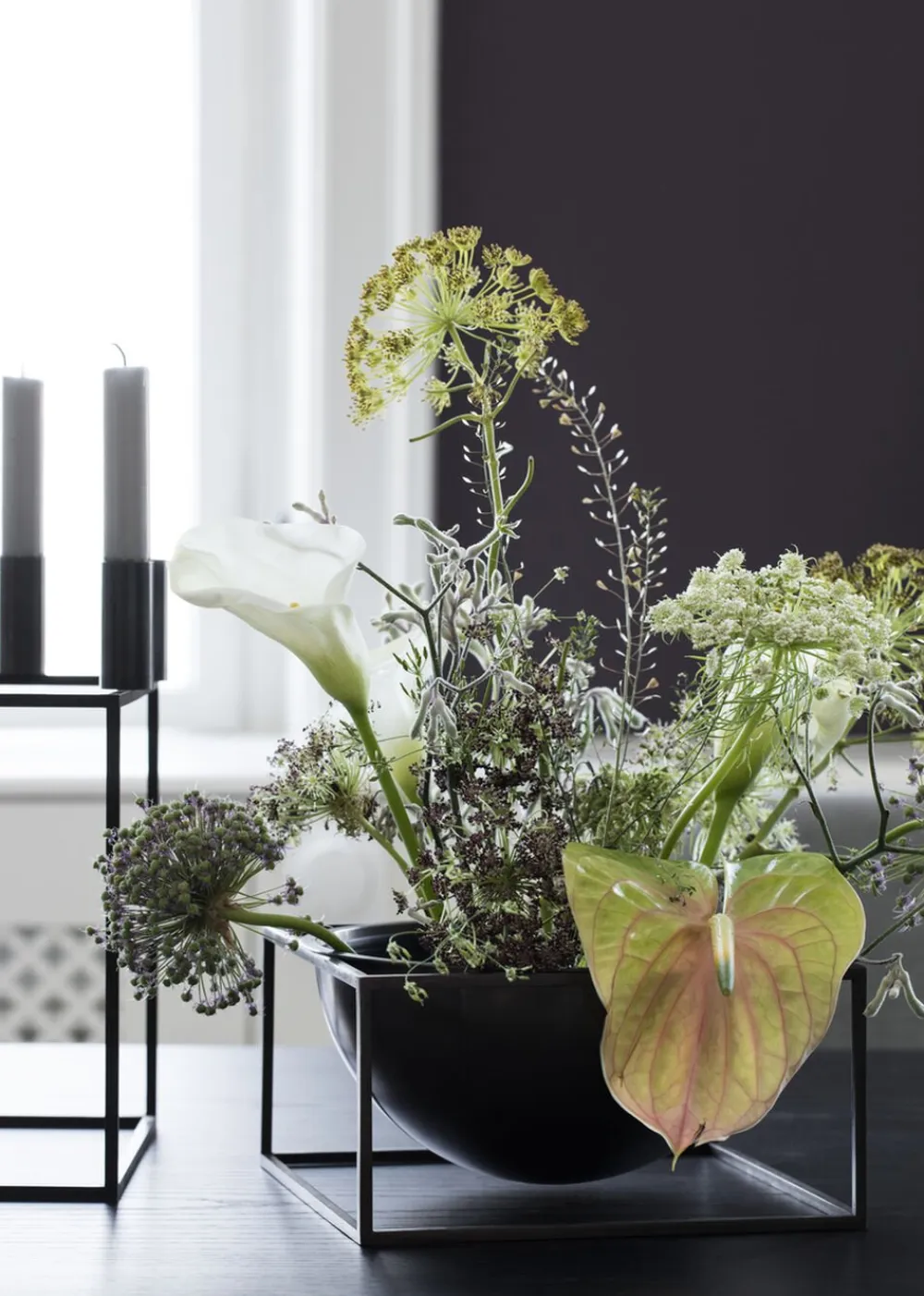 Audo Copenhagen Vaser & Urtepotteskjulere|Møbler<Kubus Bowl centerpiece, Large, Blac
