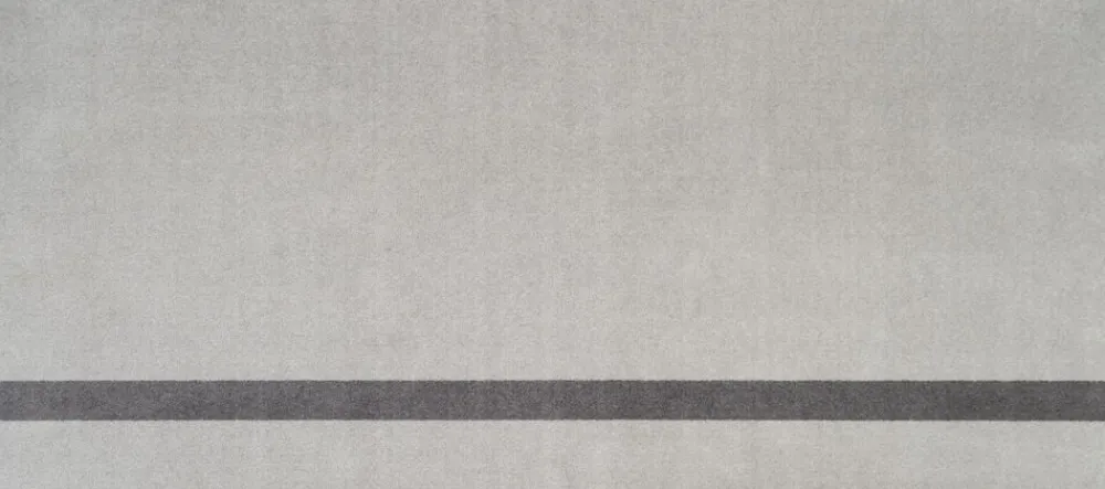 Tica Copenhagen Gulvtæpper<Løber, 90x200 cm, stripe vertical lysegrå/steelgrey