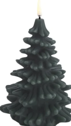 Uyuni Elektriske Julelys<LED candle christmas tree, Pine green, Smooth, 10x15 cm 2/12
