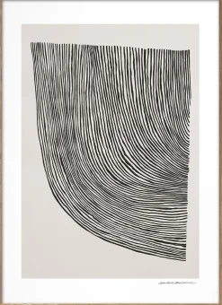 The Poster Club Plakater & Rammer<Leise Dich Abrahamsen - Curves Flerfarvet