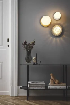 Nuura Væglamper|Loftlamper<Liila 1 Large IP44 Light silver /optic