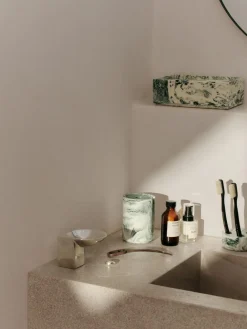 Ferm Living Badeværelsestilbehør<Mist Toothbrush Holder Multi - Emerald Off-white