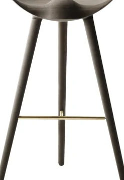 Audo Copenhagen Møbler<ML 42 - Barstol / Brunolieret Eg / Messing