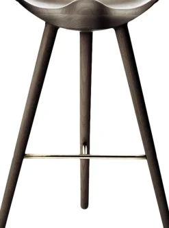 Audo Copenhagen Møbler<ML 42 - Bord Skammel / Brunolieret Eg / Messing