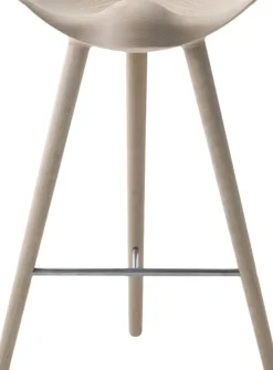 Audo Copenhagen Møbler<ML 42 - Bord Skammel / Sæbehandlet eg / Rustfrit Stål