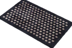 Tica Copenhagen Gulvtæpper<Måtte 40x60 cm, dot sort/sand