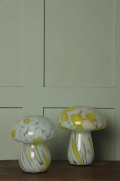 AU Maison Trådløse Lamper<Mushy Lampe Chips, gul/hvid/mint