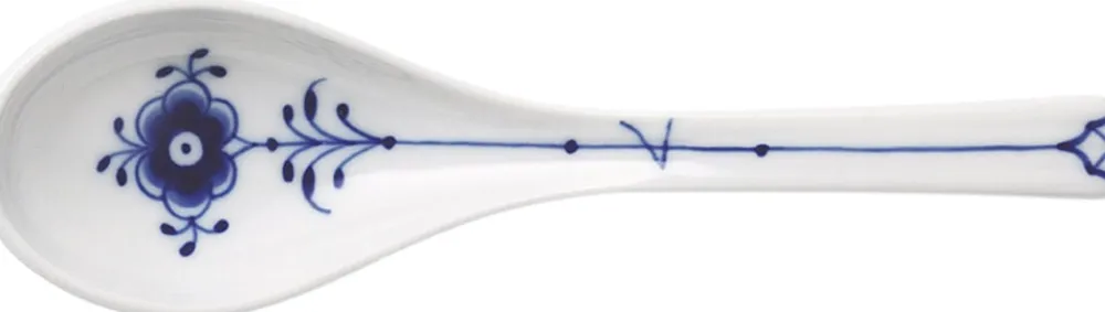Royal Copenhagen Bestik<MUSSELMALET RIFLET SKE 15 CM