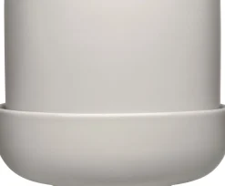 Iittala Vaser & Urtepotteskjulere<Nappula urtepotte med underskål 170x130 lysegrå