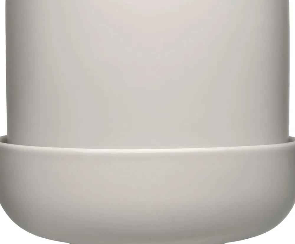 Iittala Vaser & Urtepotteskjulere<Nappula urtepotte med underskål 170x130 lysegrå