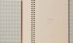 Notem Bøger|Kontorartikler<NELA Wirebound Spiral Notebook - Medium, grøn