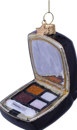 Vondels Juletræspynt<Ornament glass eyeshadow palette H7. 5cm