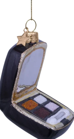 Vondels Juletræspynt<Ornament glass eyeshadow palette H7. 5cm