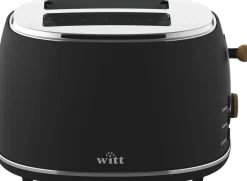 Witt Køkkenmaskiner<Premium brødrister, 2 skiver Wood black