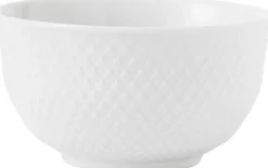 Lyngby Porcelæn Skåle & Fade<Rhombe bowl 35cl, white