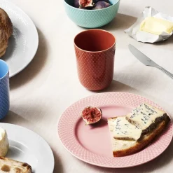 Lyngby Porcelæn Kopper & Krus<Rhombe Krus 33 cl blå porcelæn