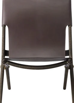 Audo Copenhagen Møbler<Saxe chair - Brunolieret eg / Brun læder