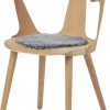 NATURES Collection Skind<Seat Cover, Short-Wool Curly New Zealand Sheepskin, Round Ø34 cm Graph