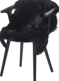 NATURES Collection Skind<Sheepskin, Long-wool Black