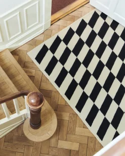 Hay Gulvtæpper<Shift Kelim Rug-W170 x L240-Black