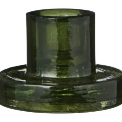 Ib Laursen Lys & Lysestager<Stage glas t/1,3 cm lys grøn