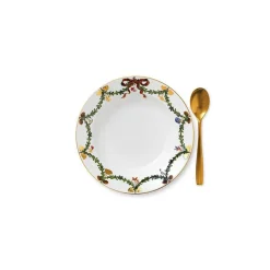Royal Copenhagen Julestel<Star Fluted Plate Deep 24,5cm