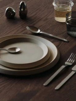 Ferm Living Bestik<Stelo Cutlery - Set of 4 - Brushed Stainless Steel