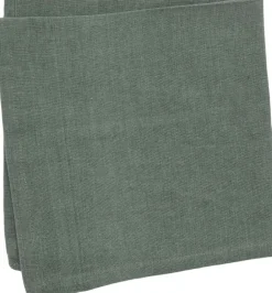 Bastian Tekstiler Til Borddækning<Stofserviet 45 x 45 cm Forest green 100% ny bomuld