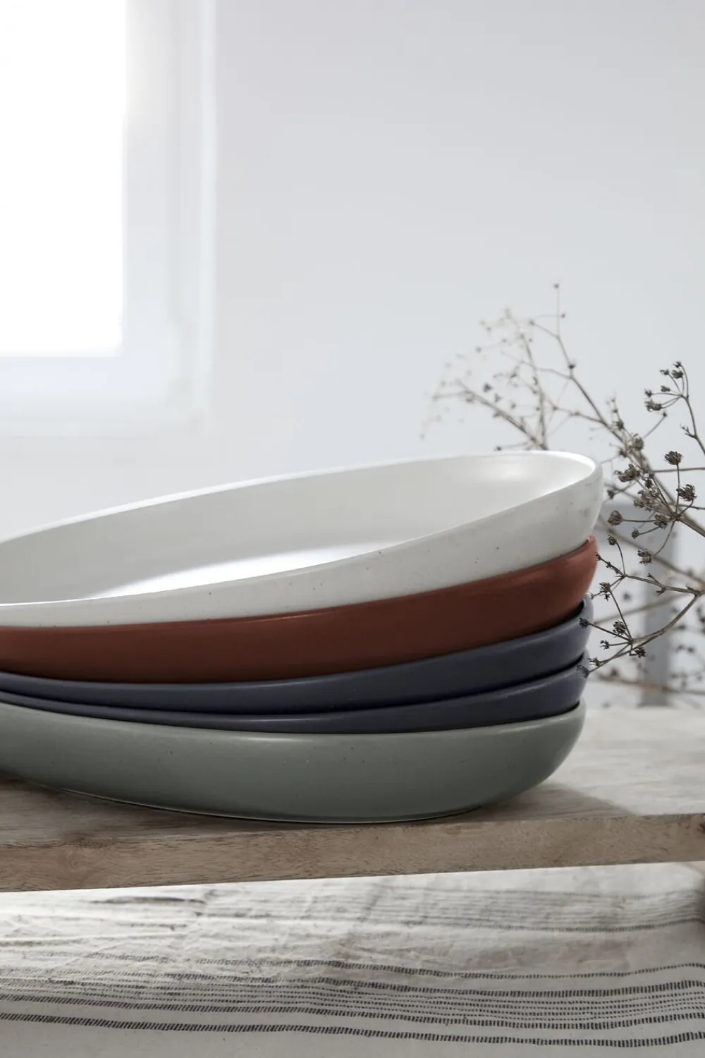 Casafina Tallerkener<Tallerken flad Pacifica 27 cm Vanilla Keramik