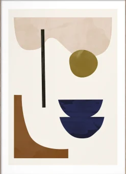 The Poster Club Plakater & Rammer<- Jan Skacelik - Shapeshape 08 Flerfarvet