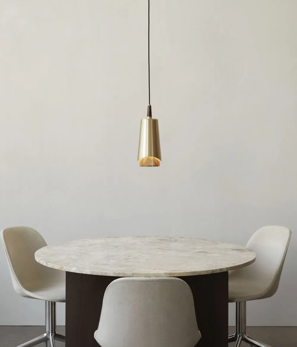 Audo Copenhagen Pendler<Umanoff, Pendant, Brass, Walnut