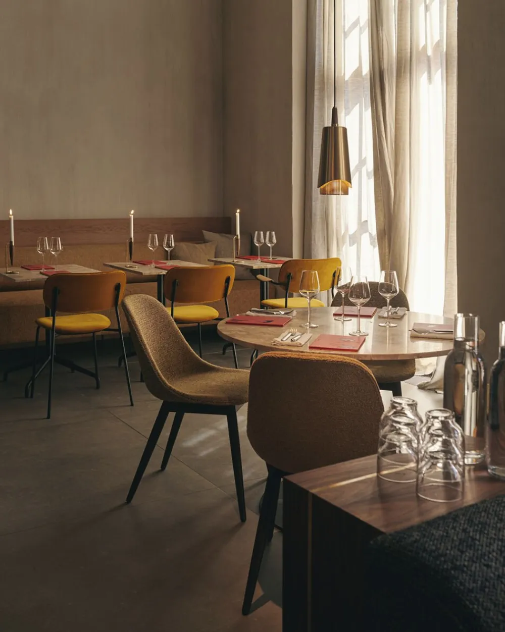 Audo Copenhagen Pendler<Umanoff, Pendant, Brass, Walnut