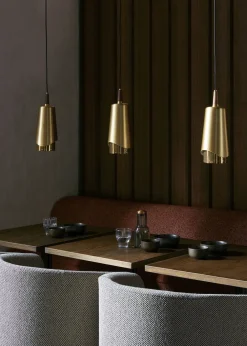 Audo Copenhagen Pendler<Umanoff, Pendant, Brass, Walnut