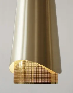 Audo Copenhagen Pendler<Umanoff, Pendant, Brass, Walnut