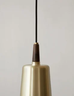 Audo Copenhagen Pendler<Umanoff, Pendant, Brass, Walnut