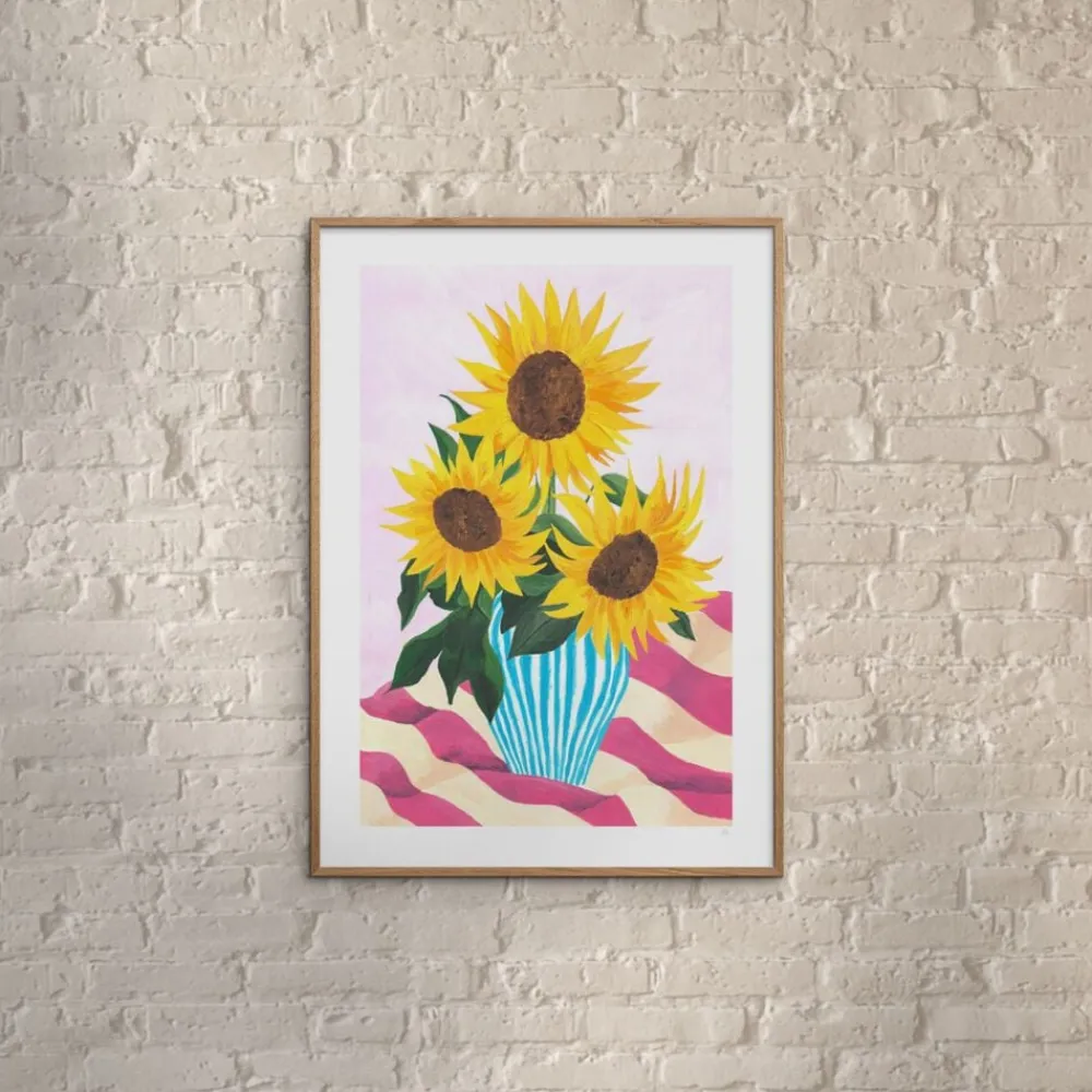 Poster & Frame Plakater & Rammer<VIOLETS PRINT HOUSE - Sunflowers Flerfarvet