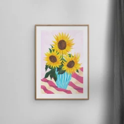 Poster & Frame Plakater & Rammer<VIOLETS PRINT HOUSE - Sunflowers Flerfarvet