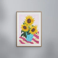 Poster & Frame Plakater & Rammer<VIOLETS PRINT HOUSE - Sunflowers Flerfarvet