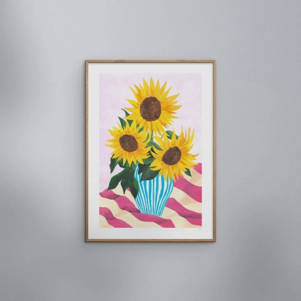 Poster & Frame Plakater & Rammer<VIOLETS PRINT HOUSE - Sunflowers Flerfarvet