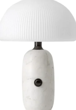 Vipp Trådløse Lamper<591 Sculpture table lamp, Small, White