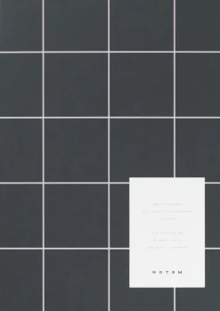 Notem Bøger|Kontorartikler<Weekly planner notesbog, mørk grøn